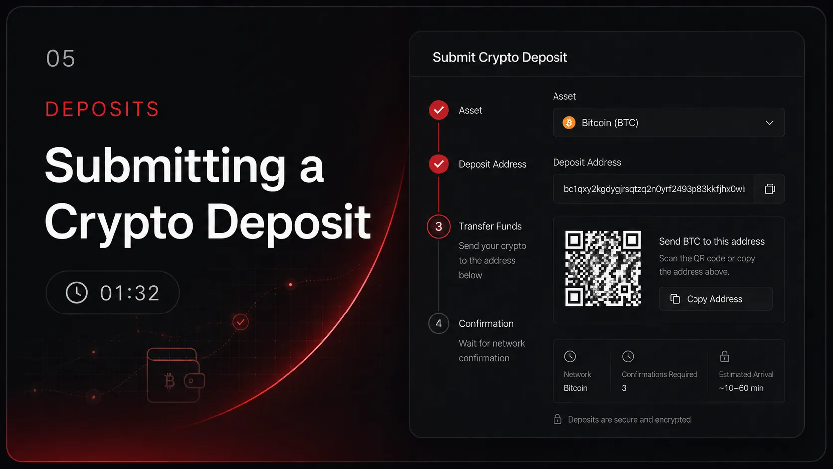 Submitting a Crypto Deposit — tutorial thumbnail